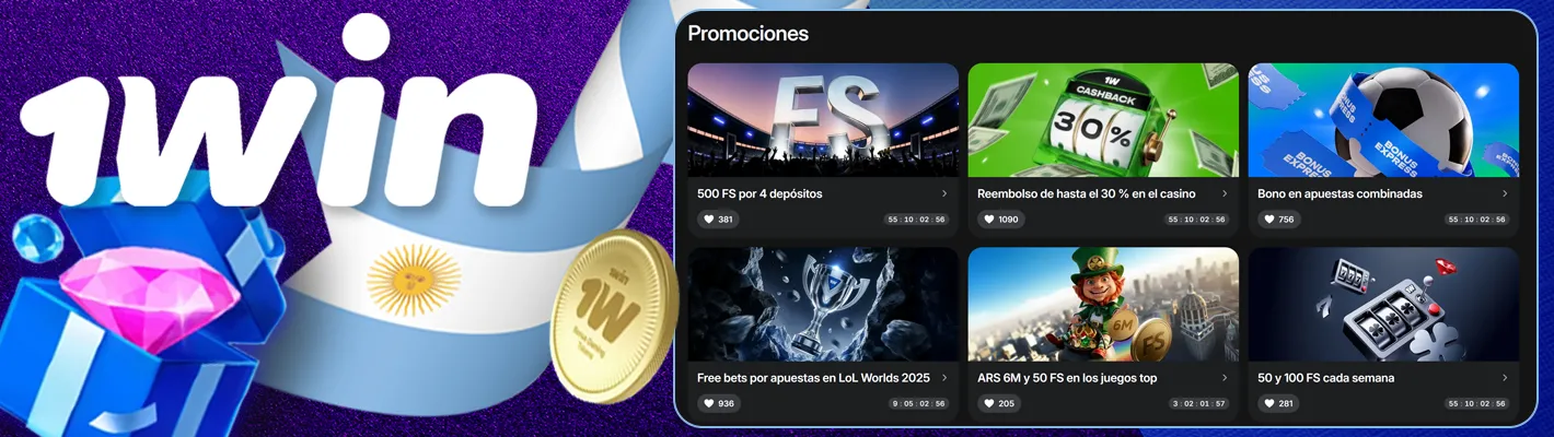 Bonos 1Win Argentina