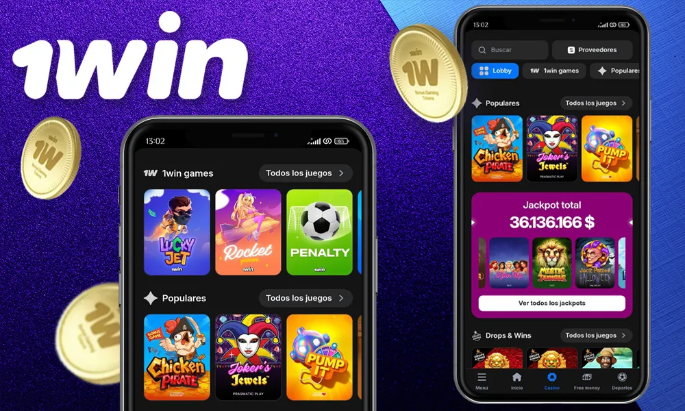 Casino dentro de la aplicación